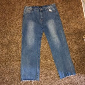 straight leg jeans